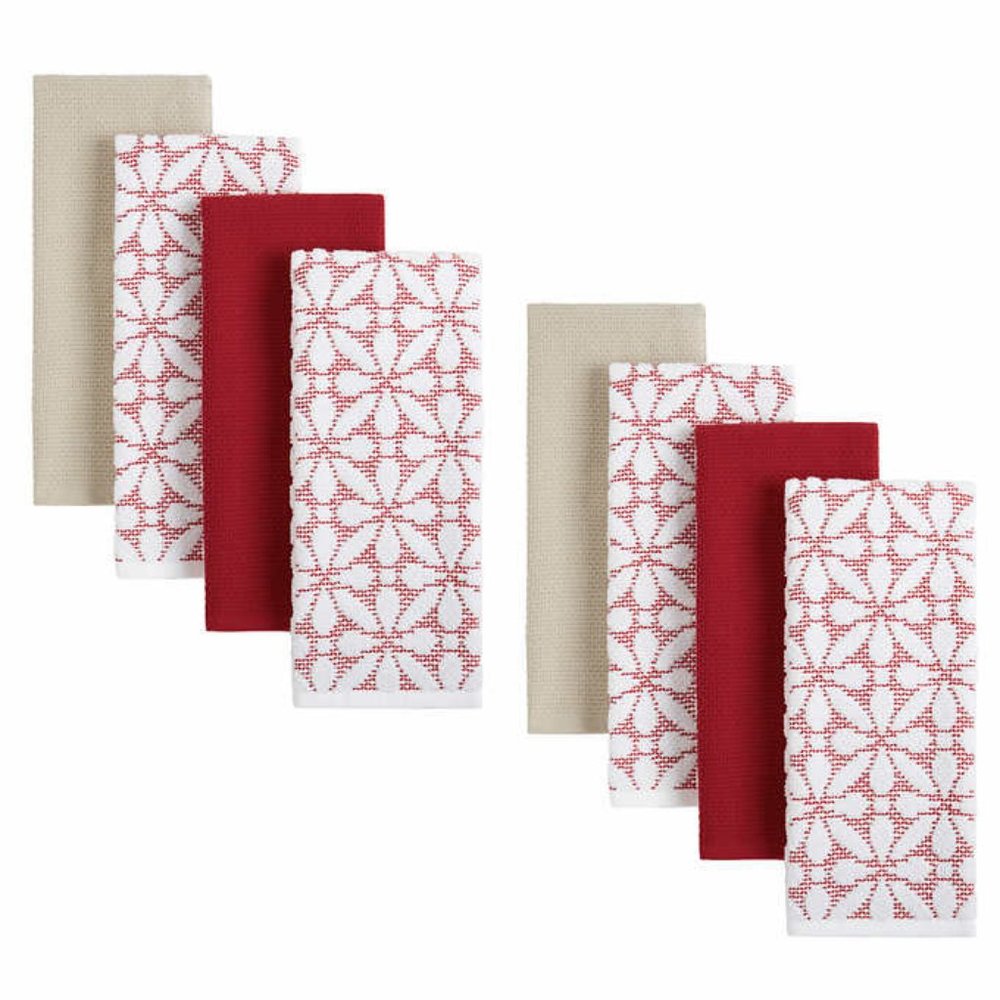 Honeycomb 8-piece Kitchen Towel Set 🌻